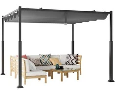Promotions Lauko pergola, 310x310x225 cm, pilka
