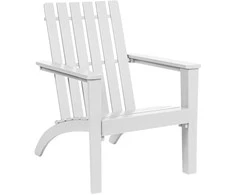 Promotions Lauko poilsio kėdė, Adirondack, 73.7x67.3x86.4 cm, balta
