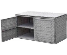 Promotions Lauko saugojimo dėžė, 115x60x65 cm, Pilka