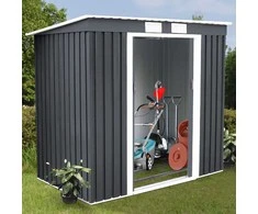 Promotions Lauko sodo saugyklos angaras, 213.4x131.1x173.7 cm, pilkai smėlio spalvos