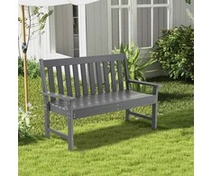 Promotions Lauko suoliukas, 132,1x64,8x91,4 cm, Pilkas