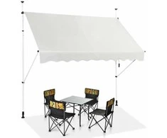 Promotions Lauko saulės šešėlių pavėsinė, 250x120 cm, smėlio baltos spalvos