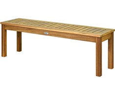 Lauko baldų komplektas Promotions Lauko valgomojo suolas, 132x34.3x44.5 cm, tikmedis