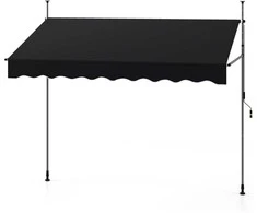 Promotions Ištraukiama markizė, 400x120x210 cm, balta