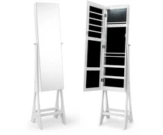 Promotions Papuošalų spintelė, 36,8x34,3x154,9 cm, balta