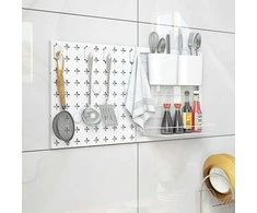 Promotions Pegboard organizatoriaus komplektas, 30,5x30,5x1,5 cm, balta