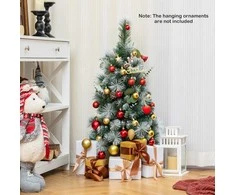 Promotions Dirbtinė mini kalėdinė eglutė, 45,7x91,4 cm, žalia ir balta