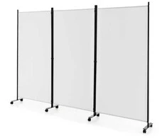 Promotions Kambario pertvara, 3 dalių sulankstoma, 260x30x180 cm, balta
