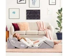 Lova Promotions Įstrižinė pagalvė, 60.9x20.3x8.9 cm, Pilka