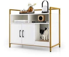 Promotions Katės kraiko dėžės baldai, 89x45x75 cm, Ruda/Juoda