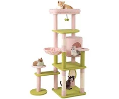 Promotions Kačių medis, 88.9x48.3x147.3 cm, rožinė ir žalia
