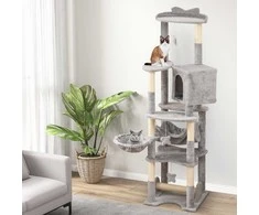 Promotions Kačių medis, 175.3x49.5x175.3 cm, pilka ir oranžinė