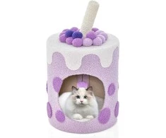 Promotions Kačių medis bokštas, 40.6x40.6x68.6 cm, violetinis