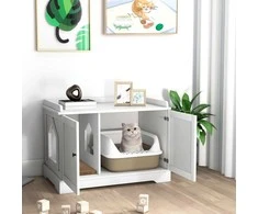 Promotions Medinis katės namelis, 75x50.8x53.3 cm, baltas
