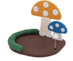 Promotions Kačių lova, grybo dizainas, 58.4x49.5x43.2 cm, daugiakampė