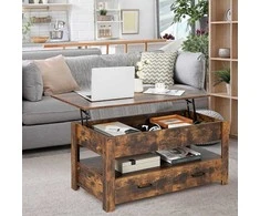 Promotions Keltinis kavos staliukas, 106x50x48 cm, rudas