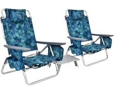 Promotions Stovyklavimo kėdžių rinkinys, 58,4x68,6x27,9 cm, mėlynas
