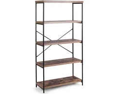 Promotions Atvira knygų spinta, 78,7x35,6x160 cm, Ruda