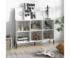 KNYGA Promotions Knygų lentyna su stalčiumi, 119,4x35,6x80 cm, balta