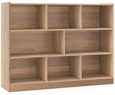 KNYGA Promotions Knygų lentyna, 121.9x31.8x92.7 cm, Pilka/Balta