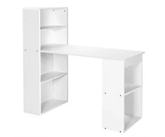 Promotions Kompiuterio stalas, 122x56x122 cm, baltas