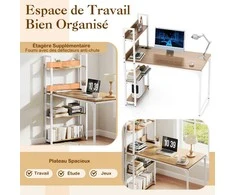 Promotions Kompiuterio stalas, 120x65x130 cm, Rudas
