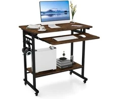 Promotions Kompiuterio stalas, 80x50x78 cm, Rudas