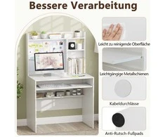 Promotions Kompiuterio stalas, 89x50x138 cm, baltas