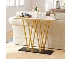 Promotions Konsolinis stalas, 100x30x79 cm, baltas