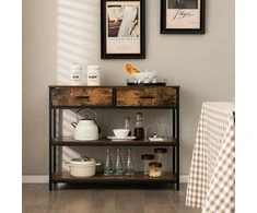 Promotions Konsolinis stalas, 100x30x80 cm, Rudas