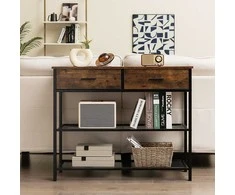 Promotions Konsolinis stalas, 100x30x81,5 cm, Rudas