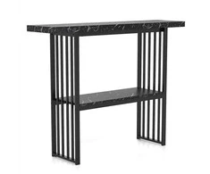 Promotions Konsolės stalas, 120x29x92,5 cm, Juodas