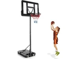 Promotions Krepšinio lankas, aukštis reguliuojamas 130-305 cm, juoda raudona