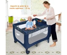 Promotions Kūdikių maniežas, 125x65x76 cm, mėlynas