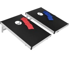 Promotions Cornhole rinkinys, 90x60x28 cm, juodas