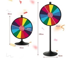 Promotions Prizų ratas, 60x42x80/148 cm, Spalvingas