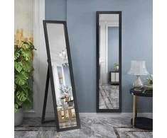 Promotions Viso ūgio laisvai stovintis veidrodis, 37x50x155 cm, medinis