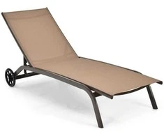 Promotions Lauko poilsio gultas, 190,5x61x34,3 cm, juodas