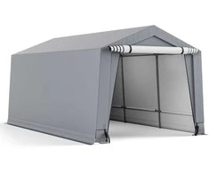 Promotions Lauko automobilių stoginė, 304.8x487.7x246.4 cm, Pilka