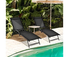 Promotions Lauko gultas, 152,4 cm, juodas