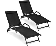 Promotions Lauko gultas, 152,4 cm, juodas