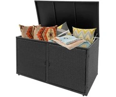 Promotions Lauko sandėliavimo dėžė, 330L, 115x60x65 cm, Juoda