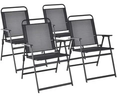 Promotions Lauko sulankstoma kėdė, 68,6x54,6x83,8 cm, juoda