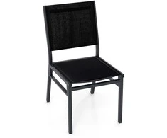 Promotions Lauko valgomojo kėdė, 61x45.7x87.6 cm, juoda