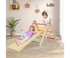 Promotions Laipiojimo žaislai, 3-in-1 trikampis laipiojimo rinkinys, 134x60x68 cm, daugiak spalvų