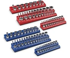 Promotions Magnetinė lizdų organizatoriaus rinkinys, 23,6x8,8x3,5 cm, raudona ir mėlyna