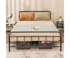 Promotions Platformos lova, 208x164x102 cm, juoda
