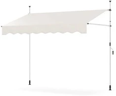 Promotions Langinės markizė, spaustukas, 250x120x210-300 cm, balta
