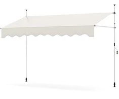 Promotions Ištraukiama markizė, 300x120x210-300 cm, juoda