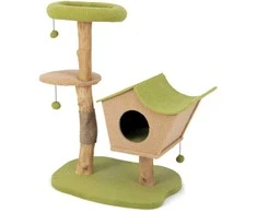 Promotions Kačių medis, medinis, 78,7x61x109,2 cm, žalias